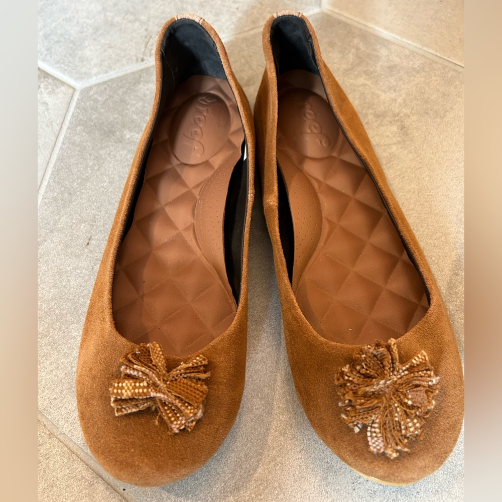 Reef suede flats